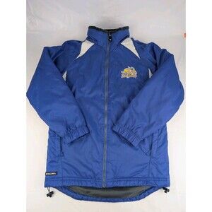 Size S South Dakota State Jackrabbits Full Zip Coat Jacket Blue Lined Winter